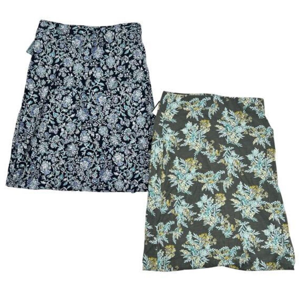 NEW J. Jill bundle/lot 2 floral flower long length botanical skirts plus size 3X